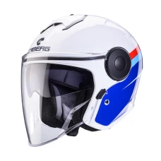 CABERG ШОЛОМ ВІДКРИТИЙ JET Z БЛЕНДА МОДЕЛЬ SOHO ZEPHYR КОЛІР BIALY/NIEBIESKI/CZERWONY РОЗМІР S
