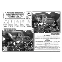 KAPPA СТЕЛАЖ KUFROW БОКОВИХ MONOKEY SIDE HONDA CBF 500/600/1000