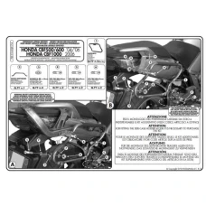 KAPPA СТЕЛАЖ KUFROW БОКОВИХ MONOKEY SIDE HONDA CBF 500/600/1000