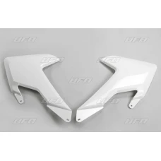 UFO КРИШКИ РАДІАТОРА HUSQVARNA TC 125/300 / FC 250/350/450 '16-18, TC 250 / FE 250/350/450/501 / TE/TX 125/250/300 '17-18 КОЛІР БІЛИЙ