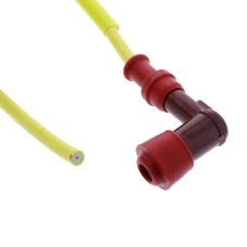 NGK ТРУБКА NA СВІЧКИ EBONITOWA КУТОВИЙ (90) ПРОВІД 50 CMM КОЛІР ЧЕРВОНИЙ (NR 96641)