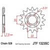 JT ЗІРОЧКА ПЕРІД 2120 14 HONDA CR 125R '04-'07, CRF 250R\/X '04-'17 SAMOOCZYSZCZAJACA (212014JT) (LANC. 520) - зображення 1
