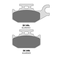 DELTA BRAKING КОЛОДКИ ДИСКОВІ ТОРМОЗНІ KH307 YAMAHA YFM ЗАД - ZASTEPUJA DB2400MX-D І DB2400QD-D