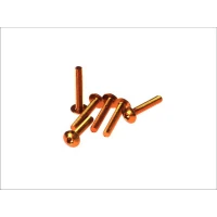 V PARTS (VICMA) КОМПЛЕКТ БОЛТІВ ВІТРОВИКИ M5X30 (6SZT.) КОЛІР КОЛІР ПОМАРАНЧ (IMBUSOWA PLASKA)(TA530NO)
