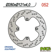 NG ДИСК ТОРМОЗНИЙ ПЕРІД SUZUKI DR 650 '90-'95, DR 750 BIG '88-'90 (280X121X4) (4X10,5MM)