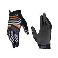 LEATT (НОВИНКА 2024) РУКАВИЦІ ВЕЛОСИПЕДІВ (DAMSKIE) MTB 1.0 GRIPR WOMEN GLOVE STRIPES КОЛІР CZARNY/MULTICOLOR РОЗМІР S