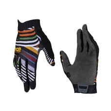 LEATT (НОВИНКА 2024) РУКАВИЦІ ВЕЛОСИПЕДІВ (DAMSKIE) MTB 1.0 GRIPR WOMEN GLOVE STRIPES КОЛІР CZARNY/MULTICOLOR РОЗМІР L