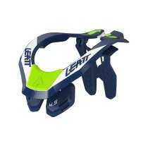 LEATT (НОВИНКА 2023) ЗАХИСТ SZYI 4.5 NECK BRACE BLUE КОЛІР GRANATOWY/BIALY/ZIELONY FLUO РОЗМІР L/XL