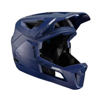 LEATT (НОВИНКА 2024) ШОЛОМ ВЕЛОСИПЕДИ MTB ENDURO 4.0 (WYPINANA SZCZEKA) V24 HELMET BLUE КОЛІР GRANATOWY РОЗМІР S (51-55 CM)