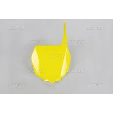 UFO TABLICA NA НОМЕР СТАРТОВИЙ SUZUKI RM 125/250 '01-'17, RMZ 250 '07-'09, RMZ 450 '05-'07, КОЛІР ЖОВТИЙ