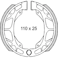 BRENTA КОЛОДКИ БАРАБАННІ ДИСКОВІ ТОРМОЗНІ DAELIM/HONDA/KYMCO/PEUGEOT/SYM (110X25MM) (FT 01200)