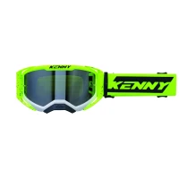 KENNY RACING ОКУЛЯРИ PERFORMANCE EVO 2 ЖОВТИЙ WHITE SPLASH ЧИСТИЙ LENS- СКЛО PRZEZROCZYSTA КОЛІР ЖОВТИЙ FLUO/CZARNY
