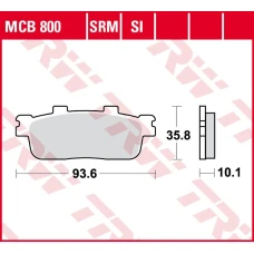 TRW LUCAS ZF КОЛОДКИ ДИСКОВІ ТОРМОЗНІ KH427 SINTER DAELIM QL 125 STEEZER '15-, VL 250 DAYSTAR '17-, PEUGEOT LXR 125 '10-, SYM GTS 125/250 '06-, JOYRIDE 125 '08-, HD 200 '04-'17, JOYRIDE 200 '07-, GTS 300 '16-, ЗАД