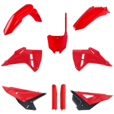 POLISPORT КОМПЛЕКТ ПЛАСТІКОВ (ПОВНИЙ KIT) HONDA CRF 250R '25; CRF 250RX '25; CRF 450R '25; CRF 450RX '25 W КОМПЛЕКТІ TABLICA ПЕРІД (8670700001) I КРИШКИ AMORTYZAROROW (8351900003) КОЛІР ЧЕРВОНИЙ OEM