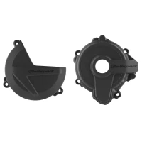 POLISPORT КОМПЛЕКТ ЗАХИСТ КРИШКИ (DEKLA) ГЕНЕРАТОР І ЗАХИСТ КРИШКИ КОМПЛЕКТА СЦЕПЛЕННЯ I КРИШКИ НАСОСО ВОДИ SHERCO SE 250/300 '14-'23 КОЛІР ЧОРНИЙ (8466000001+8465400001+8484700001)