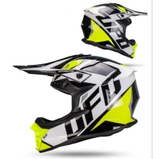 UFO 2026/01 ШОЛОМ INTREPID CROSS КОЛІР BIALY/CZARNY РОЗМІР XS ( ECE 22R06 ) - KOLEKCJA 2026