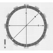 PROX PRZEKLADKI ДИСК SPRZEGLOWYCH HONDA CR80/85 (87-07) (P028-4)