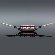 RENTHAL КЕРМО 1,1/8 ЦІЛИЙ (28,6MM) MX TWINWALL 999 РУЧКИ BLACK MCGRATH / SHORT PADDED КОЛІР ЧОРНИЙ Z GABKA