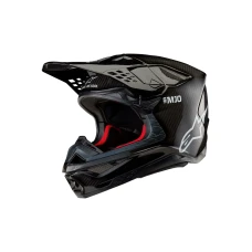 ALPINESTARS ШОЛОМ S-M10 2206 ТВЕРДИХ GLOSSY КАРБОНОВОГО L