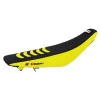 BLACKBIRD ПОКРИВКА/ПОКРИВКА NA СИДІННЯ SUZUKI RM 125/250 '01-'17 DOUBLE GRIP 3, КОЛІР  ЧОРНИЙ/ЖОВТИЙ