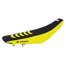 BLACKBIRD ПОКРИВКА/ПОКРИВКА NA СИДІННЯ SUZUKI RM 125/250 '01-'17 DOUBLE GRIP 3, КОЛІР  ЧОРНИЙ/ЖОВТИЙ