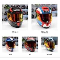 HJC VISIR HJ-26 ЧЕРВОНА ПОЖЕЖНА ІРІДІЙ RPHA 11 PINLOCK PREPAЧЕРВОНА