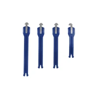 LEATT (2022/2023) КОМПЛЕКТ PASKOW DO BUTOW CROSS GPX 5.5 FLEXLOCK STRAP KIT BLUE КОЛІР GRANATOWY (ЗАПЧАСТИНИ ЗМІННІ)