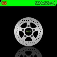 NG ДИСК ТОРМОЗНИЙ ЗАД KYMCO 125/150/200 (200X58X4) (5X10,5MM)
