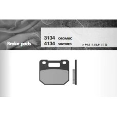 BRENTA КОЛОДКИ ДИСКОВІ ТОРМОЗНІ KH110 SPIEK METALICZNY (КОЛІР ЗОЛОТИЙ) (FT 4134)