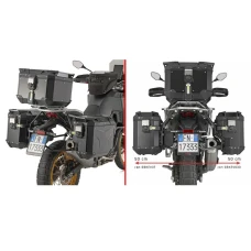 KAPPA 2025/05 СТЕЛАЖ KUFROW БОКОВИХ MONOKEY CAM SIDE KOVE 800 X PRO '24-'25 - ПІД KUFRY KVG K'VOYAGER АЛЮМІНІЙ - ПРАВАЯ KVGS33 WCIETY