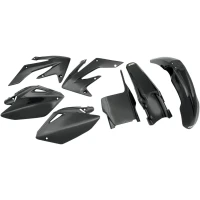 UFO КОМПЛЕКТ ПЛАСТІКОВ HONDA CRF 250R '04-'05 КОЛІР ЧОРНИЙ (HO104E001)