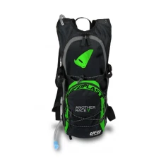 UFO CAMEL BAG (PLECAK) Z SYSTEMEM HYDRACYJNYM (POJ. 2L + PLECAK 5L) (Z POKROWCEM PRZECIWDESZCZOWYM) КОЛІР ЧОРНИЙ - ЗЕЛЕНИЙ
