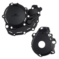 POLISPORT КОМПЛЕКТ ЗАХИСТ КРИШКИ (DEKLA) ГЕНЕРАТОР І ЗАХИСТ КРИШКИ КОМПЛЕКТА СЦЕПЛЕННЯ НАСОСО ВОДИ KTM EXC-F 450/500 '24; XCF-W 450 '24 КОЛІР ЧОРНИЙ
