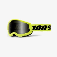 100 % ОКУЛЯРИ МОДЕЛЬ STRATA 2 SAND NEON ЖОВТИЙ - SMOKE LENS - КОЛІР ЖОВТИЙ/ЧОРНИЙ ХВІРТКА ЗАТЕМНЕНЕ