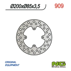 NG ДИСК ТОРМОЗНИЙ ЗАД SUZUKI RM 85 '05-'20(6X6,5MM) (200X85X3,5)