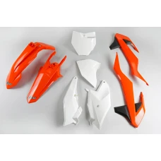UFO 2024/11 КОМПЛЕКТ ПЛАСТІКОВ KTM SX 85 '18-'24 КОЛІР OEM '18 ( КОЛІР ПОМАРАНЧ / ЧОРНИЙ / БІЛИЙ )