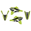 BLACKBIRD КОМПЛЕКТ НАЛІПОК (OKLEIN) KAWASAKI KX 85 '19-'23, DREAM 4 КОЛІР ZIELONY\/ ЧОРНИЙ - зображення 1