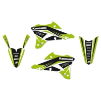 BLACKBIRD КОМПЛЕКТ НАЛІПОК (OKLEIN) KAWASAKI KX 85 '19-'23, DREAM 4 КОЛІР ZIELONY/ ЧОРНИЙ