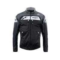 KENNY RACING 2025 КУРТКА ADVENTURE/ENDURO МОДЕЛЬ SOFTSHELL GREY КОЛІР CZARNY/SZARY/BIALY РОЗМІР XXXL