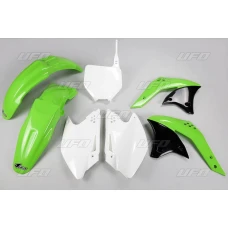 UFO КОМПЛЕКТ ПЛАСТІКОВ KAWASAKI KXF 250 '07 КОЛІР OEM (ZIELONY/BIALY) (KA208E999)