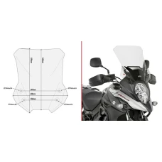 GIVI ЛОБОВОГО СТІКЛА 650 V-STROM 17-