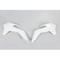 ЗАХИСТ МОТОЦИКЛЕТНОГО РАДІАТОРА UFO KTM SX 85 '13-'17 КОЛІР БІЛИЙ