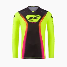 KENNY RACING СОРОЧКА CROSS/ENDURO PERFORMANCE SOLID NEON ЖОВТИЙ КОЛІР ЖОВТИЙ FLUO/CZARNY/CZERWONY РОЗМІР S