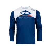 KENNY RACING СОРОЧКА CROSS/ENDURO МОДЕЛЬ TRACK RAW NAVY КОЛІР NIEBIESKI/BIALY РОЗМІР M