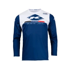 KENNY RACING СОРОЧКА CROSS/ENDURO МОДЕЛЬ TRACK RAW NAVY КОЛІР NIEBIESKI/BIALY РОЗМІР M
