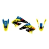 BLACKBIRD КОМПЛЕКТ НАЛІПОК (OKLEIN) SUZUKI RMZ 250 '04-'06 DREAM 5 КОЛІР СИНІЙ ЖОВТИЙ ЧОРНИЙ - зображення 2