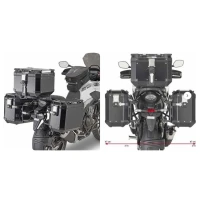 KAPPA СТЕЛАЖ KUFROW БОКОВИХ MONOKEY CAM SIDE HONDA CB 500 X (19-20) - ПІД KUFRY KFR K'FORCE АЛЮМІНІЙ
