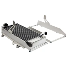 CROSSPRO КРИШКИ РАДІАТОРІВ АЛЮМІНІЄВІ МОДЕЛЬ LIGHT: BETA RR 2T 250/300 '20-'23, RR 4T 350-480 '20-'22 КОЛІР СРІБНИЙ ANODOWANY