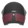 NOX ПРЕМІУМ-КЛАС ШОЛОМ ВІДКРИТИЙ JET HERITAGE LEATHER КОЛІР ЧОРНИЙ MAT\/CZERWONY РОЗМІР L - зображення 3