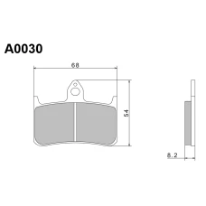 NISSIN 2024/10 КОЛОДКИ ДИСКОВІ ТОРМОЗНІ KH187 ПРЕМІУМ-КЛАС SEMI-METALLIC (SPIEK METALICZNY) (ECE R90) (MADE IN JAPAN)